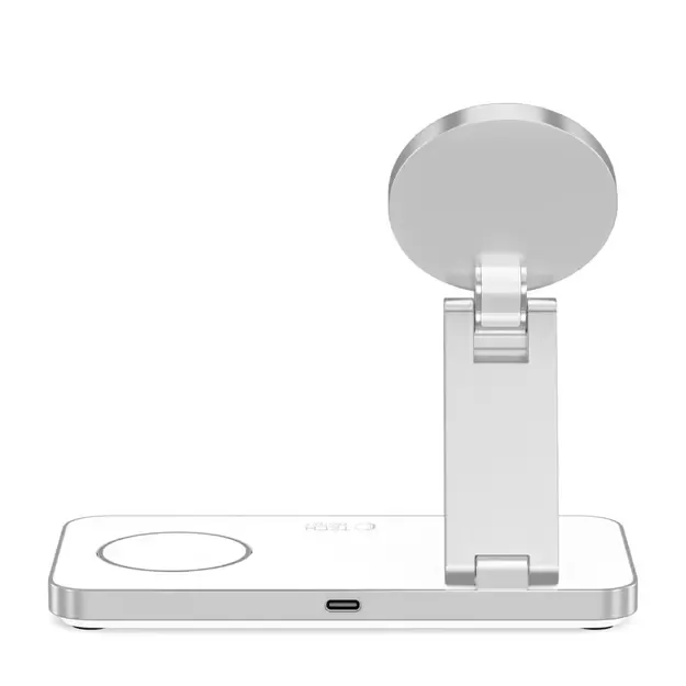Tech-Protect QI15W-A47 MagSafe 3in1 Inductive Charger + USB-C Cable - White 5