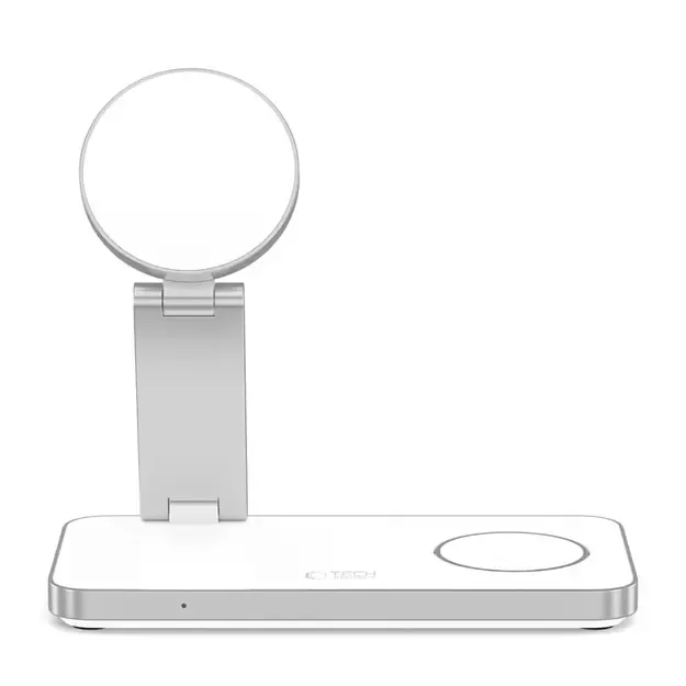 Tech-Protect QI15W-A47 MagSafe 3in1 Inductive Charger + USB-C Cable - White 4