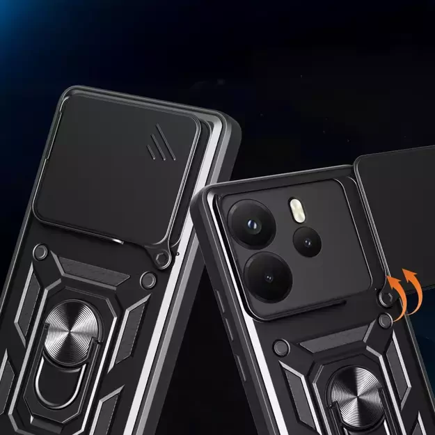 Tech-Protect CamShield Pro Case for Xiaomi Redmi Note 14 4G / LTE - Matte Black 1