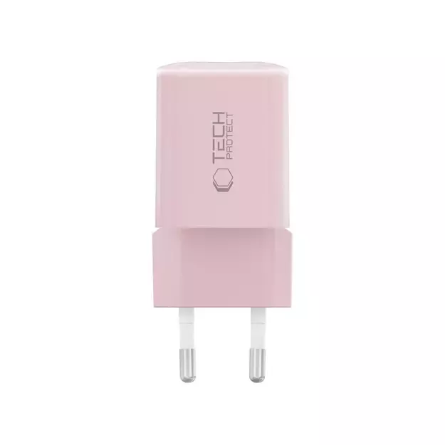 Tech-Protect NCM33W 2-port PD33W/QC3.0 wall charger - pink 2