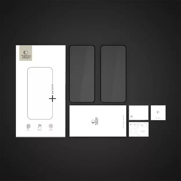 Tech-Protect Glass Fit+ Case 2-pack for Samsung Galaxy Xcover 7 / 7 Pro - Black 5