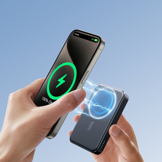 Powerbank Joyroom JR-W020 20W 10000mAh MagSafe + USB-C - USB-C cable 0.25m - black 7