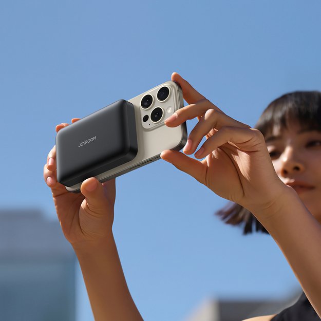 Powerbank Joyroom JR-W020 20W 10000mAh MagSafe + USB-C - USB-C cable 0.25m - black 13