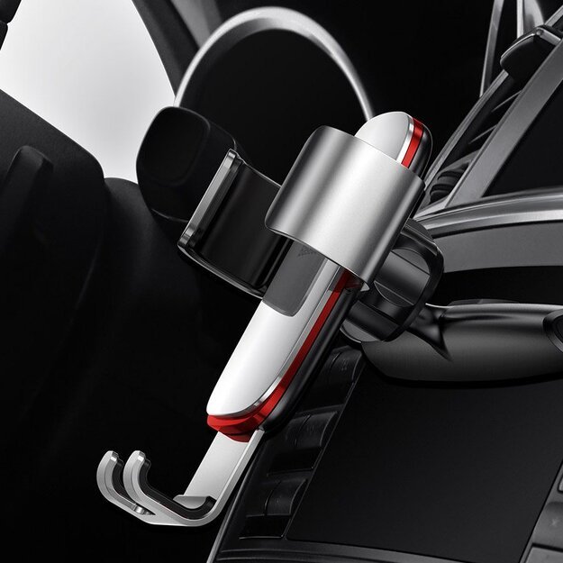 Baseus Metal Age Gravity Car Mount Metal Gravity Car Mount for CD Slot Black (SUYL-J01) 19