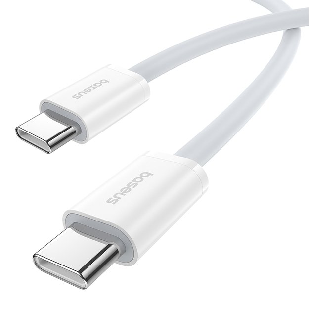 Baseus Superior Series ll USB-C - USB-C 30W 480Mb/s cable 1m - white 1