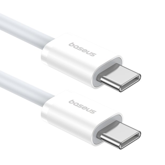 Baseus Superior Series ll USB-C - USB-C 30W 480Mb/s cable 1m - white 3