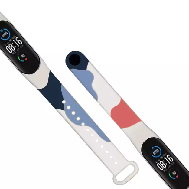 Strap Moro band for Xiaomi Mi Band 5 / 6 silicone strap bracelet watch pattern 10 6