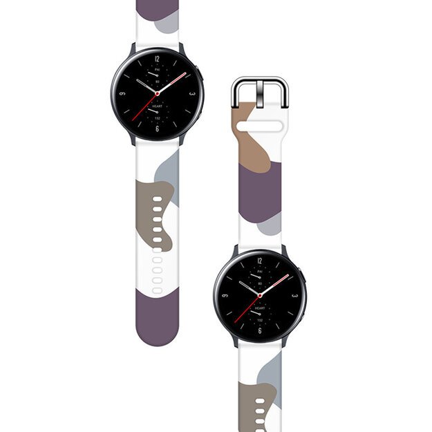 Strap Moro for Samsung Galaxy Watch 40 / 41 / 42 / 43 / 44 mm silicone bracelet watch band - pattern 9 1