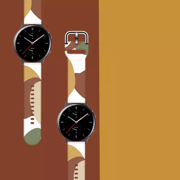 Strap Moro for Samsung Galaxy Watch 45 / 46 / 47 mm silicone bracelet watch band - pattern 4 4