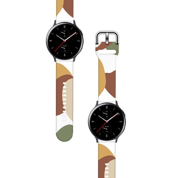Strap Moro for Samsung Galaxy Watch 45 / 46 / 47 mm silicone bracelet watch band - pattern 4 1