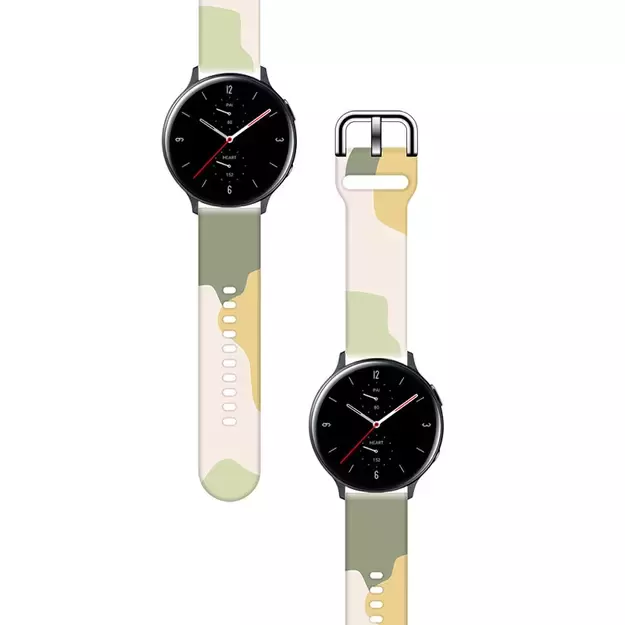 Strap Moro for Samsung Galaxy Watch 45 / 46 / 47 mm silicone bracelet watch band - pattern 14 1