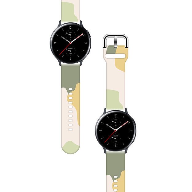 Strap Moro for Samsung Galaxy Watch 45 / 46 / 47 mm silicone bracelet watch band - pattern 14 1