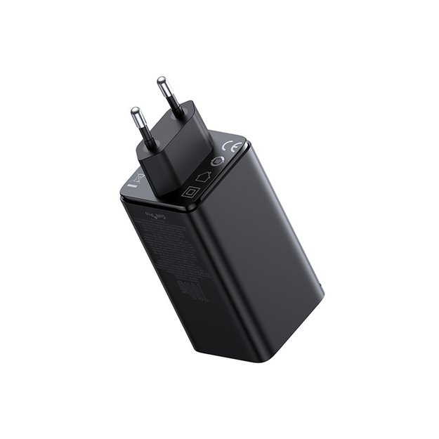 Baseus GaN6 Pro Charger 100W 2 x USB-C 2 x USB-A with Black USB-C Cable 100W 1m - Black 2