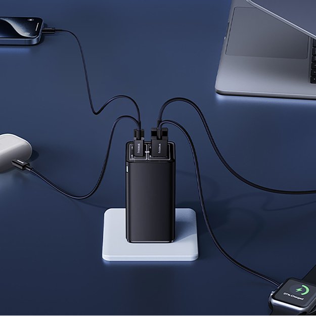 Baseus GaN6 Pro Charger 100W 2 x USB-C 2 x USB-A with Black USB-C Cable 100W 1m - Black 13