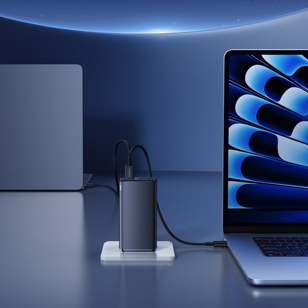 Baseus GaN6 Pro Charger 100W 2 x USB-C 2 x USB-A with Black USB-C Cable 100W 1m - Black 9