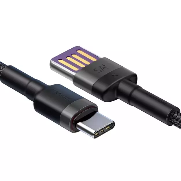 Baseus Cafule cable USB Type C SuperCharge 40W Quick Charge 3.0 QC 3.0 1m gray-black (CATKLF-PG1) 2