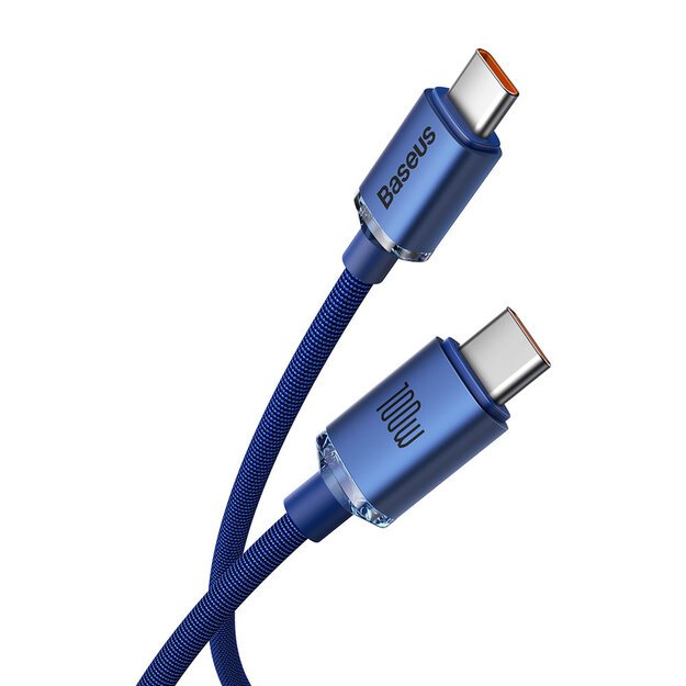 Baseus CAJY000603 USB-C - USB-C PD cable 100W 5A 480Mb/s 1.2m - blue 1
