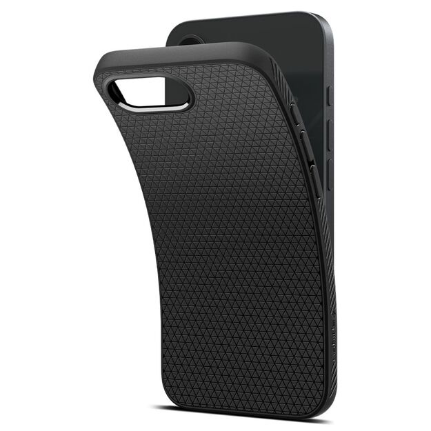 Spigen Liquid Air iPhone 16e Case - Matte Black 14