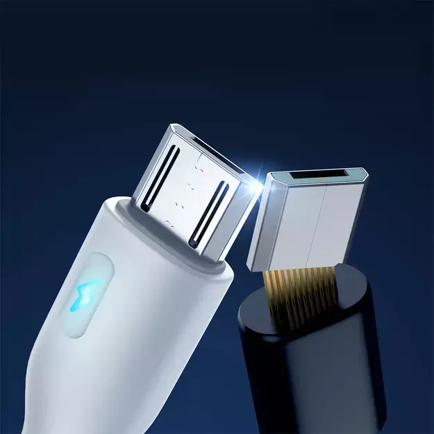 Joyroom Premium Series A13 USB-A / micro USB 2.4A 2m Cable - White 4