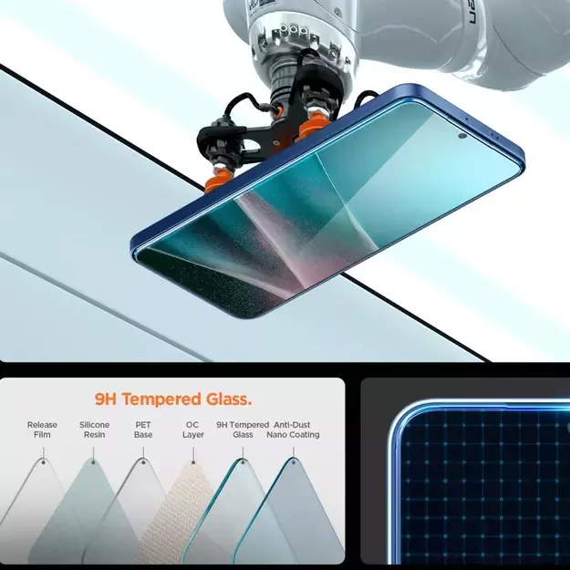 Spigen Glas.TR ”Ez Fit” Pro Tempered Glass for Samsung Galaxy S25 Edge 9