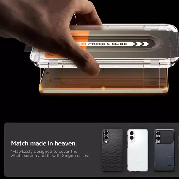 Spigen Glas.TR ”Ez Fit” Pro Tempered Glass for Samsung Galaxy S25 Edge 8