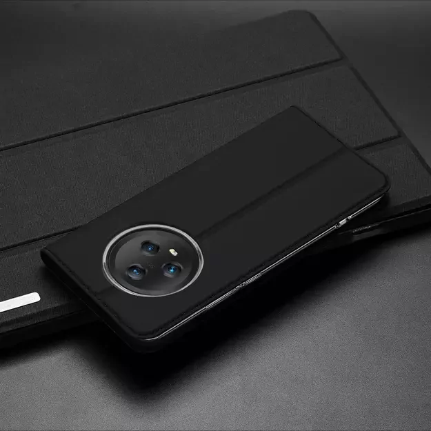 Dux Ducis Skin Pro case for Honor Magic5 flip cover card wallet stand black 14