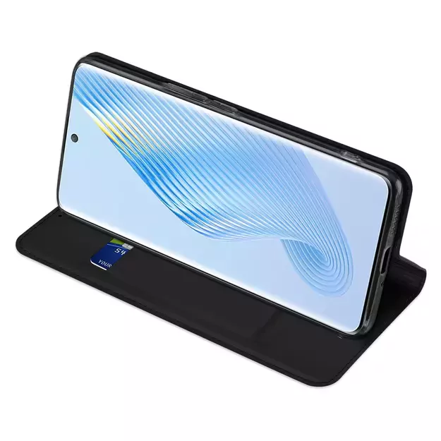 Dux Ducis Skin Pro case for Honor Magic5 flip cover card wallet stand black 7