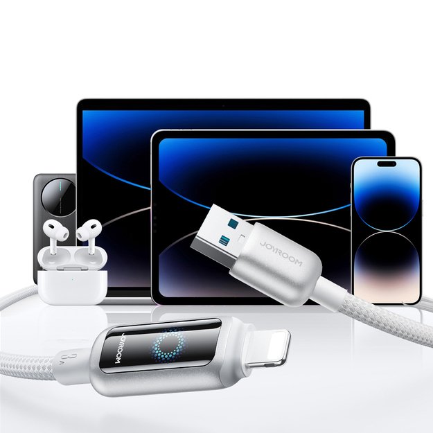 Kabel Joyroom S-A55 StarFlight 3A USB-A - Lightning 1,2m - biały 11