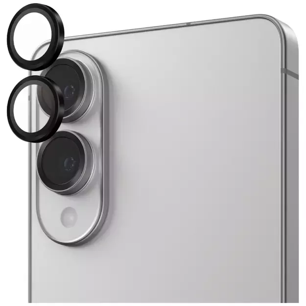 PanzerGlass Hoops Lens Protector Tempered Glass for Samsung Galaxy S25 Edge - Black 1