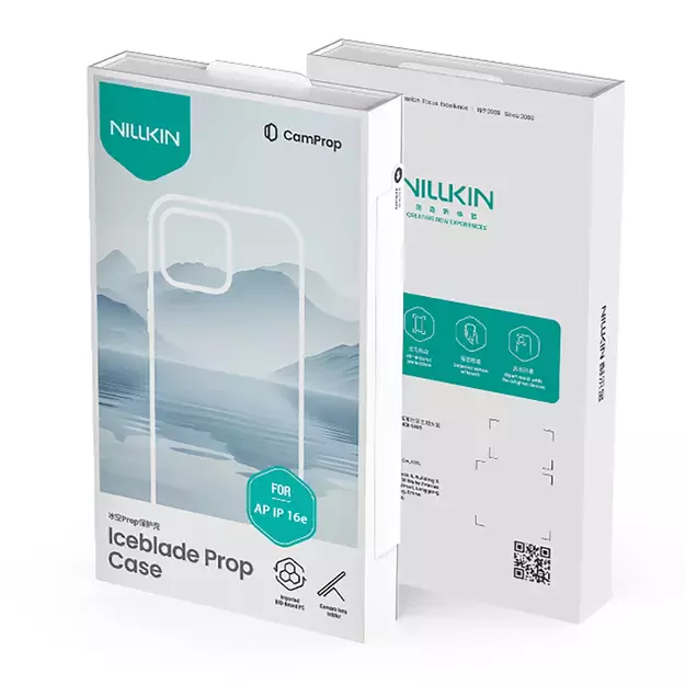 Nillkin Iceblade Prop Magnetic Case with Camera Cover and Stand for iPhone 16e - Green 11