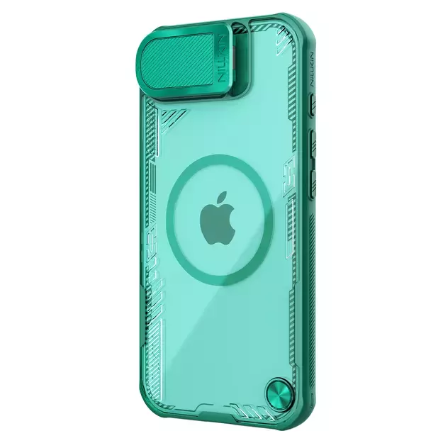 Nillkin Iceblade Prop Magnetic Case with Camera Cover and Stand for iPhone 16e - Green 2