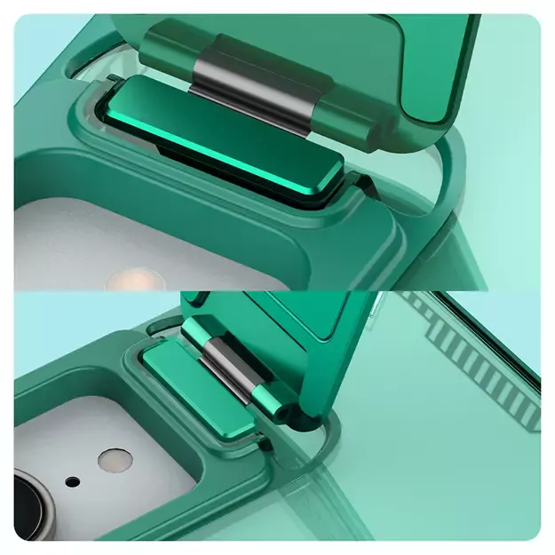 Nillkin Iceblade Prop Magnetic Case with Camera Cover and Stand for iPhone 16e - Green 9
