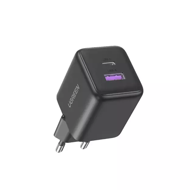 Ugreen X516 30W GaN Wall Charger 1x USB-A 1x USB-C - Gray