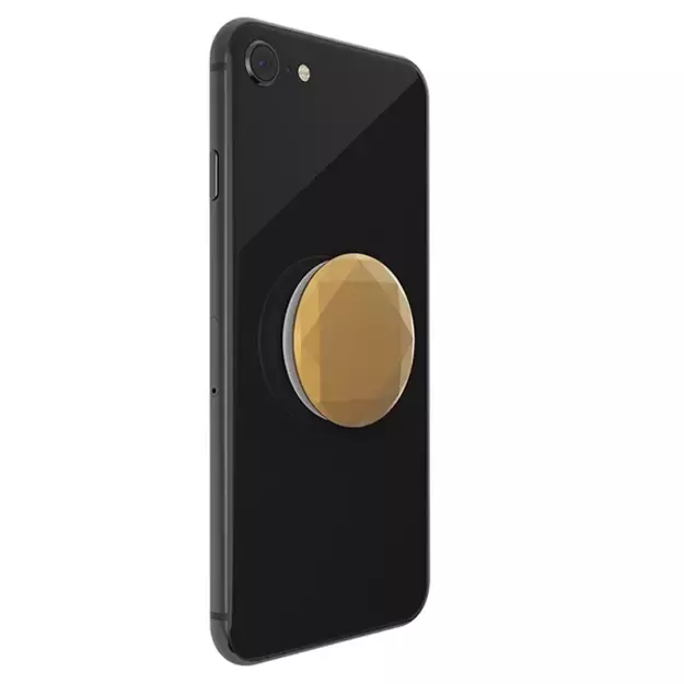 Popsockets 2 Metallic Diamond MedallionGold Phone Holder and Stand 3