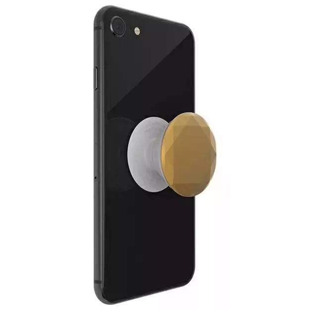 Popsockets 2 Metallic Diamond MedallionGold Phone Holder and Stand 4