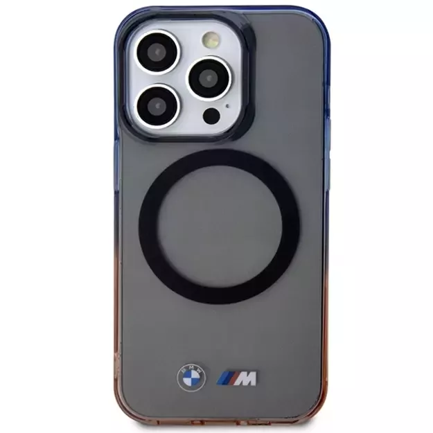 Case BMW BMHMP14XHTGE iPhone 14 Pro Max 6.7&quot  grey/grey hardcase Gradient Bumper MagSafe 4
