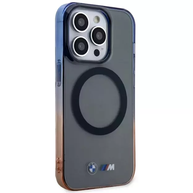 Case BMW BMHMP14XHTGE iPhone 14 Pro Max 6.7&quot  grey/grey hardcase Gradient Bumper MagSafe 5