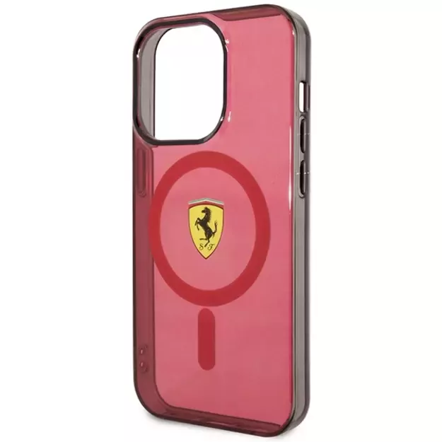 Ferrari FEHMP14XURKR iPhone 14 Pro Max 6.7  red/red hardcase Translucent Magsafe 5