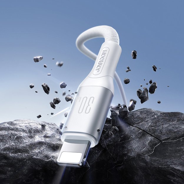 Joyroom S-A28 Flash Series 30W USB-C to Lightning cable 1m - white 3