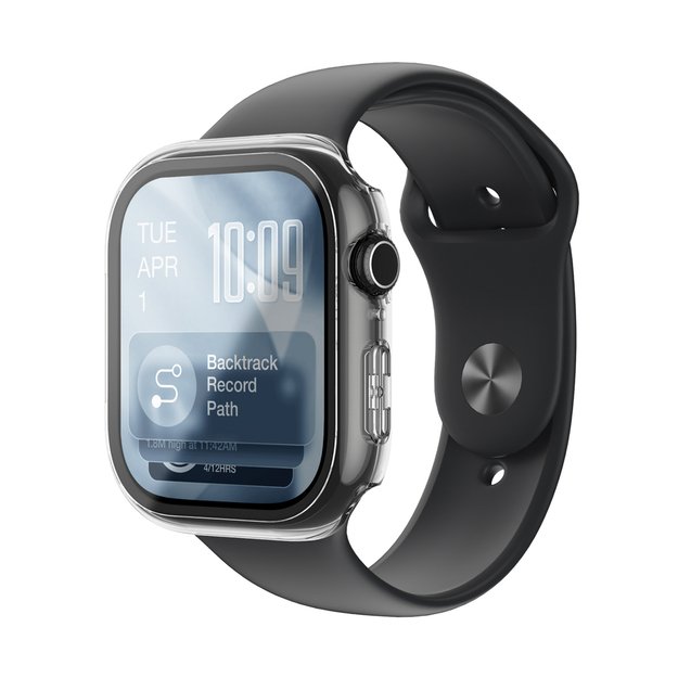 AmazingThing Radix Glass Screen Protector with Case for Apple Watch Series 11 46mm - Clear 5