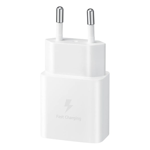 Samsung EP-T1510XWEGEU USB-C 15W PD AFC wall charger + USB-C cable - white 2
