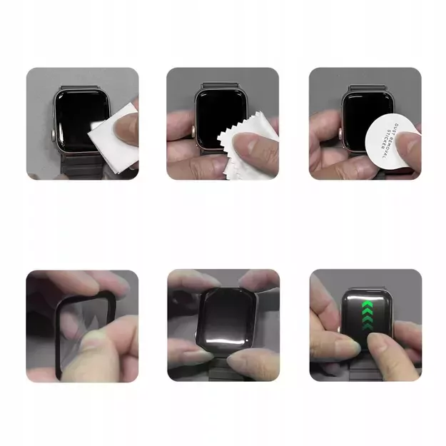 Tech-Protect Glass Flex+ 2-pack hybrid glass for Xiaomi Smart Band 10 / 10 NFC - black 2
