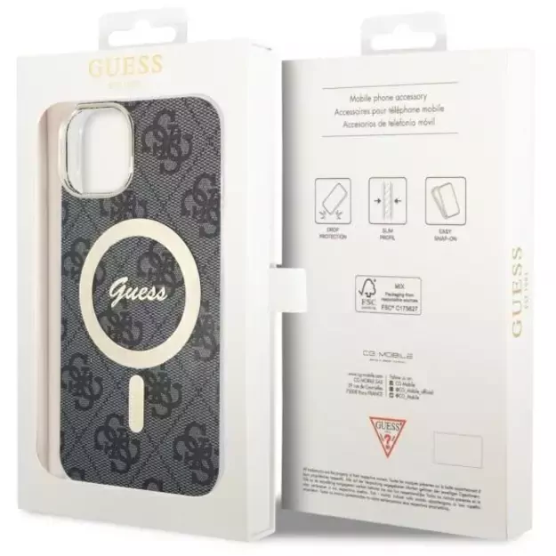Guess 4G MagSafe case for iPhone 14 - black 6