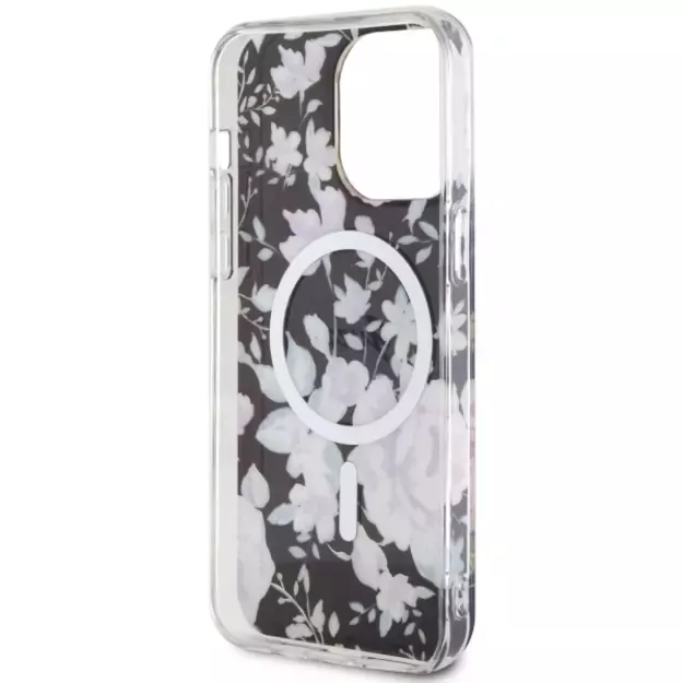 Guess GUHMP14XHCFWSK iPhone 14 Pro Max 6.7&quot  black/black hardcase Flower MagSafe 6