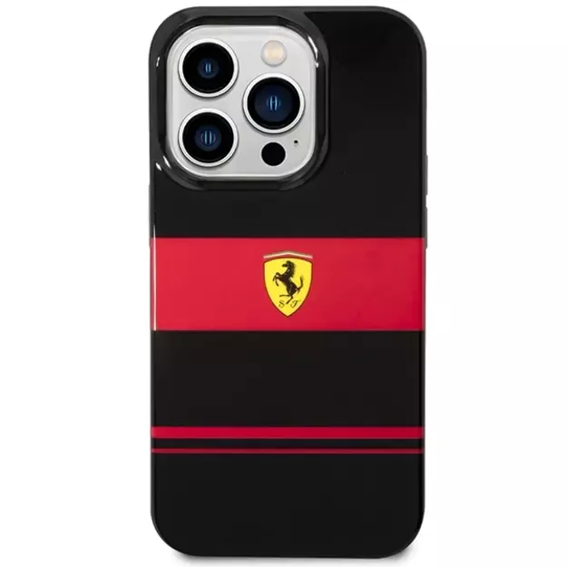 Ferrari FEHMP14XUCOK iPhone 14 Pro Max 6.7&quot  black/black hardcase IMD Combi Magsafe 9