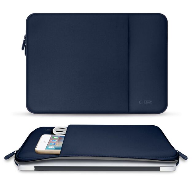 Tech-Protect Neoprene 13&quot  Laptop Case - Navy Blue 6