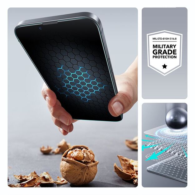 ESR UltraFit Tempered Glass 2-pack case for iPhone 13 / 13 Pro / 14 / 16e 7