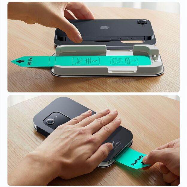 ESR UltraFit Tempered Glass 2-pack case for iPhone 13 / 13 Pro / 14 / 16e 8