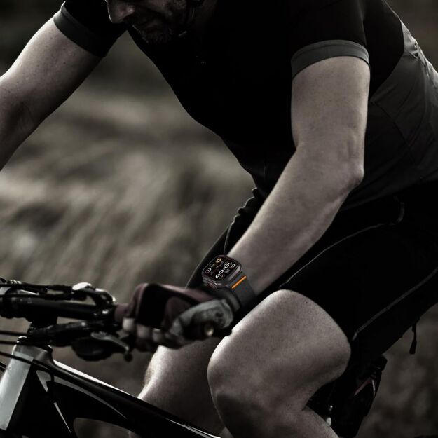 Tech-Protect Nylon Clasp for Apple Watch 44 / 45 / 46 / 49 mm - Black 3