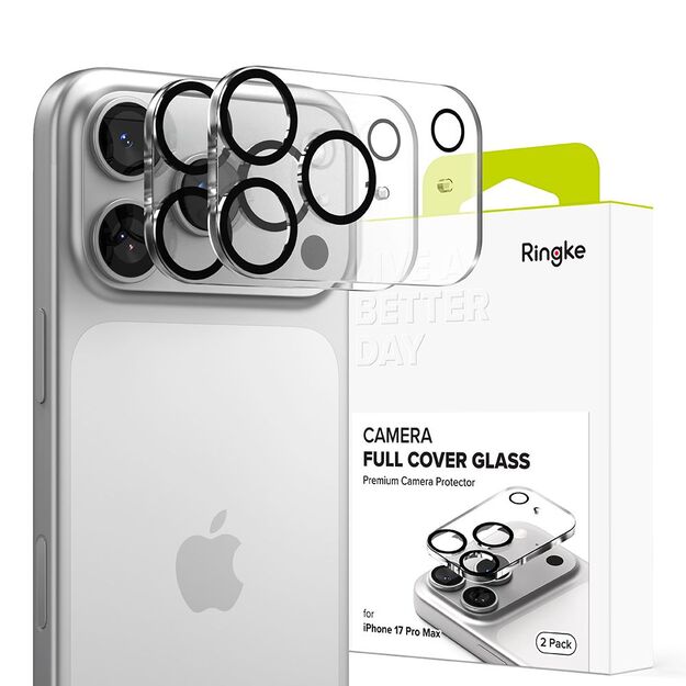 Ringke Camera Full Cover 2-pack for iPhone 17 Pro Max - Black